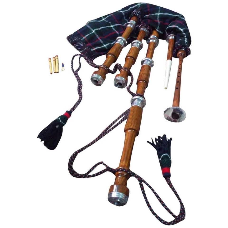 TC SCHOTTISCH GROSSES HIGHLAND DUDELSACK ROSALISANDER KOMPLETTSET/Dudelsack, Gaita, DUDELSÄCKE