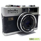 Vintage Konica Minolta Hi-Matic F Camera W/ Rokkor 1:27 F-38Mm Lens