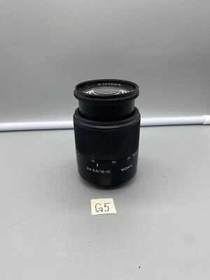 Sony Lens 55 F3.5-5.6/18-70 DT 3.5-5.6 Macro 0.38m/1.3ft Tested 3170390 N50 - Image 1 of 4