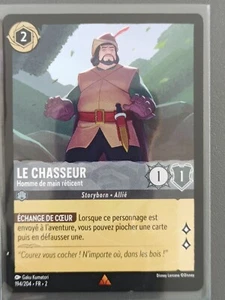 Carte LORCANA FR - Chapitre 2 194/204 Le chasseur - Rare non Foil Neuf - Imagen 1 de 2