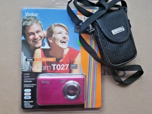 Vivitar ViviCam T027 Digital Camera Red 12.1 MP 4X Zoom NEW SEALED * No SD Card* - Picture 1 of 3