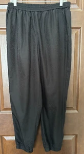 Michael Kors Women's Black Pull On Ankle Slacks Size L - Picture 1 of 4