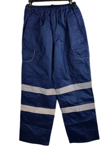 ¿Reflector de trabajo uniforme directo HPI? Over Pants Unisex Talla Pequeña Azul Plata - Imagen 1 de 4