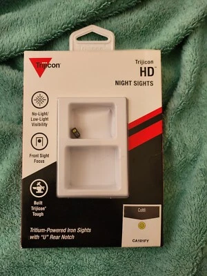 Trijicon HD Yellow Ring Tritium Front Sight for Colt 1991; CA101FY - Image 1 of 2