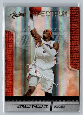 2009-10 Panini Absolute Memorabilia #35 Gerald Wallace Spectrum Gold #/100 Foto 1 de 2