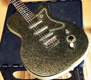 DANELECTRO Electric Guitar 56 U3 90's Sparkle Black - Picture 1 of 10