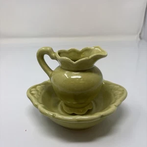 Vintage grün CAMARK Krug & Schüssel Set Keramik - Bild 1 von 11