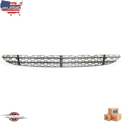 Fits 2003-2006 Mercedes-Benz S430 New Front Center Bumper Grille Black MB1036108 - Imagem 1 de 4