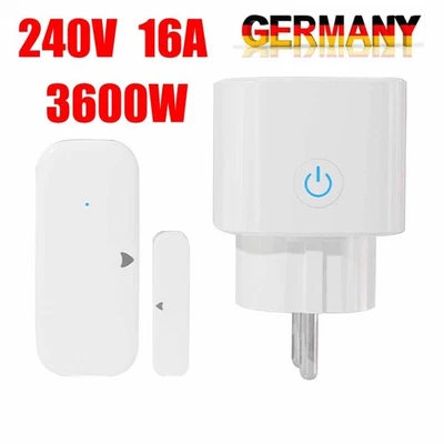 Fensterkontaktschalter Für Dunstabzugshaube Ofen Kamin Funk Abluftsteuerung 16A - Bild 1 von 4