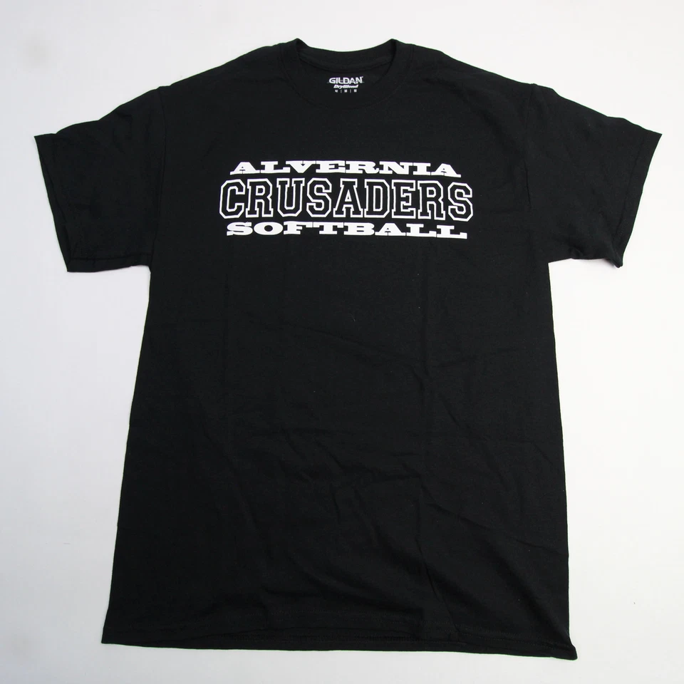 Camisa Alvernia Golden Wolves Gildan Manga Corta Hombre Negra Nueva Foto 1 de 1