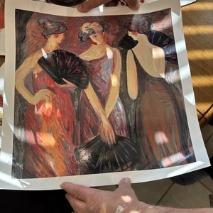 Barbara A. Holz Bleistift signiert Seriolithograph Pause 16 1/2” x 16 1/2” - Bild 1 von 12