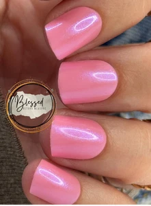 Red Aspen Press On Nails-Ambrea's Lessons in Commitment-Short-Pink-Square - Imagen 1 de 3