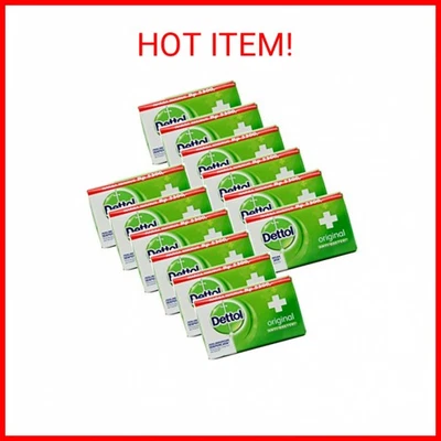 Jabón en barra antibacteriano para manos y cuerpo Dettol, original, 110 gr / 3,88 OZ (paquete o Foto 1 de 2
