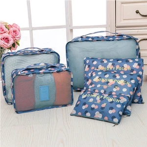 6Pcs Packing Bags Set for Suitcases Foldable Luggage Packing Organizers stmDT - Picture 1 of 8
