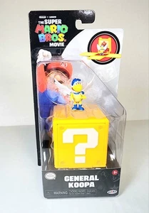 Jakks Super Mario Bros Movie General Koopa Mini Figure w/ Question Block USA - Picture 1 of 2