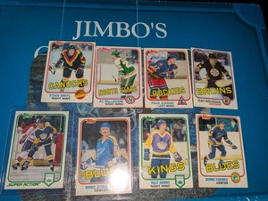 1981-82 Topps #124 West Mike Zuke ๐St. Louis Blues๐~ALL 8 CARDS PICTURED ๐๐ฅ - Picture 1 of 10