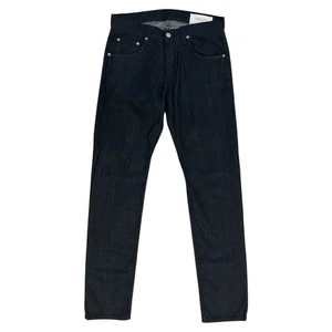 Pantalones de mezclilla para hombre Rag & Bone ribete botón mosca lavado oscuro talla 32x34 - Imagen 1 de 7