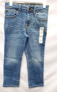 NWOT-Girls' Size 6 Straight Leg Stretch Jeans- Cat & Jack - Picture 1 of 2