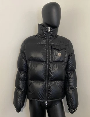 MONCLER Black Montbeliard Down Jacket Size 2 68950 - Image 1 of 4