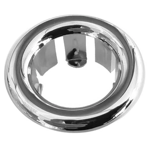 Small Chromed/Gilded/White Rose Collar Bathroom Sink Basin Overflow 15-25mm - Picture 1 of 25