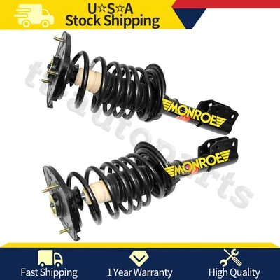 Par de puntales traseros completos Monroe y muelles helicoidales para Chevrolet Impala 2000 2001 Foto 1 de 4