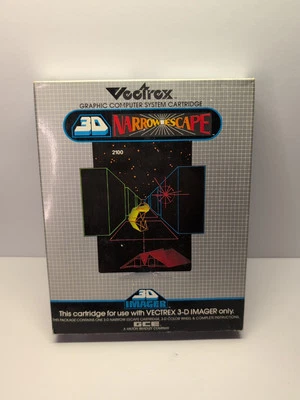 VECTREX 3D NARROW ESCAPE GCE 1983 CIB TESTED! VERY NICE LOOK! COMPLETE HTF  - Image 1 of 4