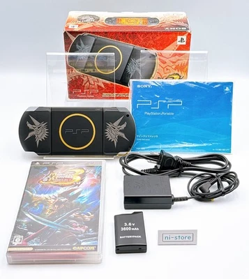 PSP-3000 Console Monster Hunter 3rd Limited Edition Box Region Free - Excellent - Image 1 of 4
