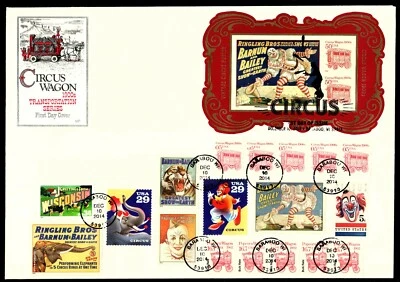 US #4905c FDC Circus. House of Farnam Add-on Large Envelope *Special* - Image 1 of 4