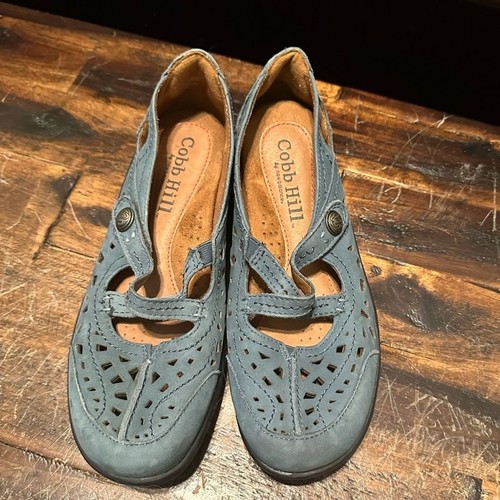 Scarpe da donna blu Cobb Hill di New Balance Mary Jane taglia 7 5 EUC