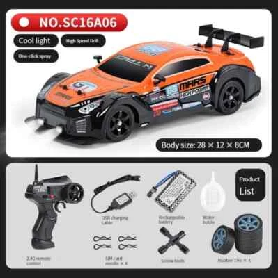 Hot 1/16 2.4G Racing RC Drift Car Mustang GTR Electric 4WD High Speed Kid Toy - Image 1 of 4