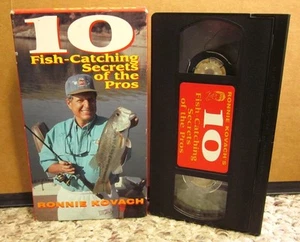 RONNIE KOVACH Stim-U-Lure 10 Fish-Catching Secrets VHS Fishing Expeditions fish - Picture 1 of 2