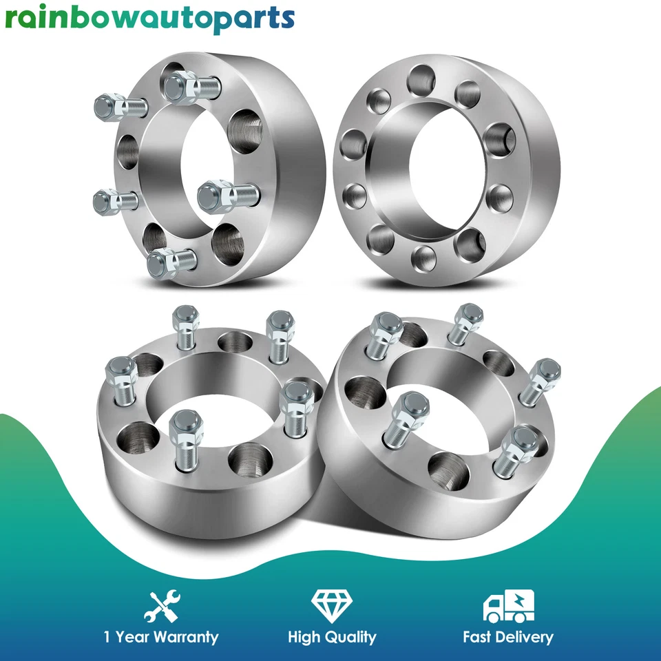 4PC 2" 5x4.5 5x114.3 Wheel Spacers for Jeep Grand Cherokee Liberty Wrangler JK - Image 1 of 4