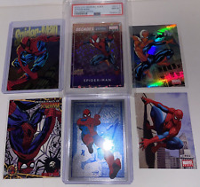 Spider-Man Marvel cards Ages Decades Prism Insert Foil Inserts Powerblast PSA