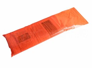 Paquete de 1000 - Bolsas de periódico naranja de 6"" x 19"" - 0,8 mil - bolsa de plástico de alta resistencia - Imagen 1 de 2