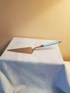 Pfaltzgraff Cake Knife Pie Server 11" Long 2.5" Wide Stainless Steel Snowflake - Picture 1 of 14
