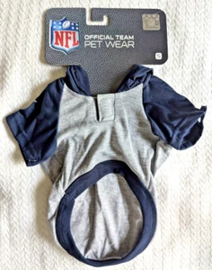 Pets First Hoodie for Dogs. NFL Football Licensed Dog Hoody Tee Shirt, Small - Picture 1 of 7