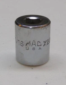 MAC Tools 3/8" Drive 11/16" Shallow 6 Point Socket X226R Free USA Shipping! - Foto 1 di 3
