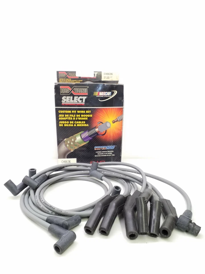  Juego de cables de bujía CH8636 BWD 8 mm gris 1989-95 Thunderbird 1989-96 Cougar 3,8 L Foto 1 de 1