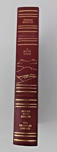A River Town Thomas Keneally Signed Limited 1st Edition Franklin Press Leather - Bild 1 von 3