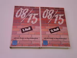 08/15 Teil 1 + 2 1955 VHS German PAL Taurus Video Mario Adorf Joachim Fuchsberge - Bild 1 von 6