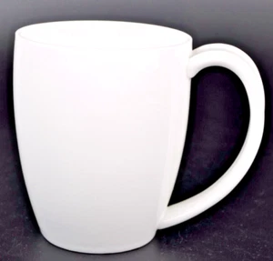 NAMBE Stoneware Currents Winter Snow White Tea Coffee Mug Dinnerware New - Picture 1 of 3
