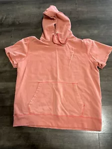American Eagle Outfitters Short Sleeve Hoodie Sweatshirt Men's Size Large - Picture 1 of 5