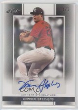 2019 Leaf Perfect Game National Showcase 1/1 Xander Stephens #BA-XS1 Auto 1i9