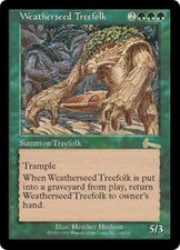 WOTC MtG Urza's Legacy Weatherseed Treefolk (R) EX