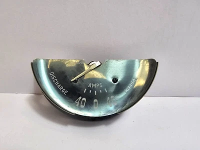 1950 Plymouth Special Deluxe instrumento cluster medidor amperímetro NOS 1369698. - Imagem 1 de 3