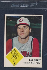 1963 Fleer #035 Bob Purkey Reds Fair *48 - Foto 1 di 1
