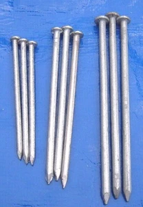 Nails. 2 to 6 inch 40mm to 150mm GALVANISED Outside or indoor use, - Picture 1 of 1