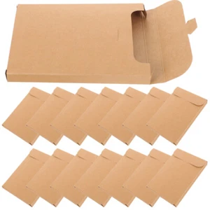 100 Pcs CD-Tasche Aus Kraftpapier DVD -Ärmel CD-Verpackungsbeutel - Afbeelding 1 van 12