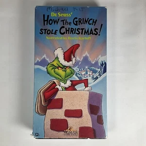 How the Grinch Stole Christmas (VHS 1966)  Boris Karloff, June Foray, Dr. Seuss - Imagen 1 de 5