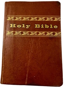 Bible King James Holy Self Pronouncing Edition The National Bible Press Vintage - Imagen 1 de 16
